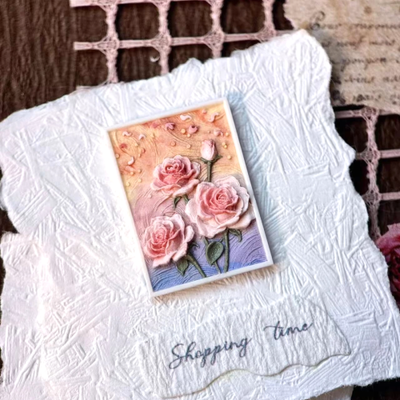 Painted Rose Portrait Wax Seal Stamp (Pre-Order)