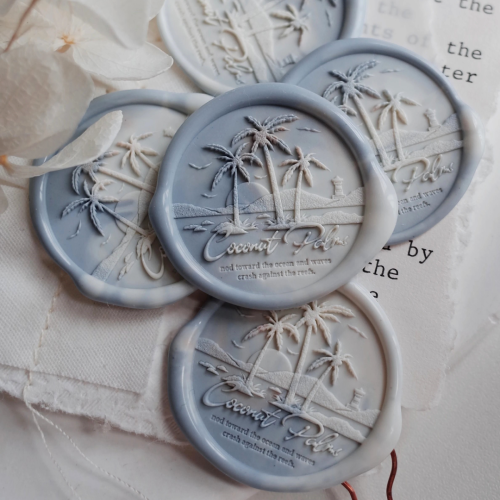Coconut Palms Wax Seal Stamp (Pre-Order)