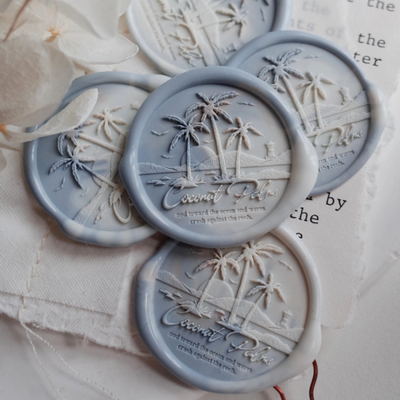 Coconut Palms Wax Seal Stamp (Pre-Order)
