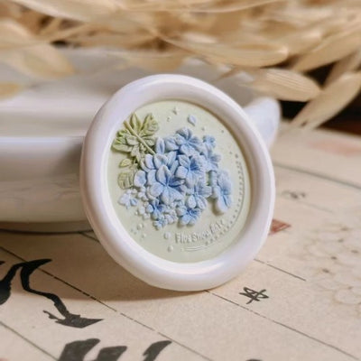 Leadwort Bloom Wax Seal Stamp (Pre-Order)