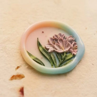 Clivia in Bloom Wax Seal Stamp (Pre-Order)