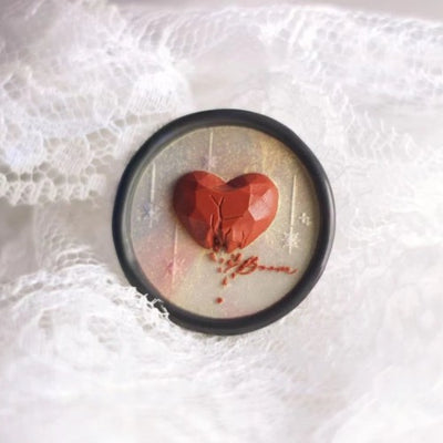 Shattered Heart Wax Seal Stamp (Pre-Order)