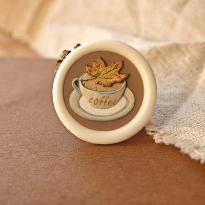 Autumn Coffee Moment Wax Seal Stamp (Pre-Order)