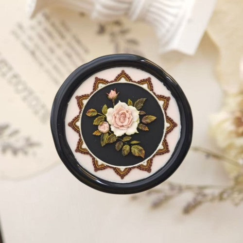 Classic Lace Rosette Wax Seal Stamp (Pre-Order)