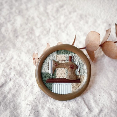Retro Sewing Machine Wax Seal Stamp (Pre-Order)