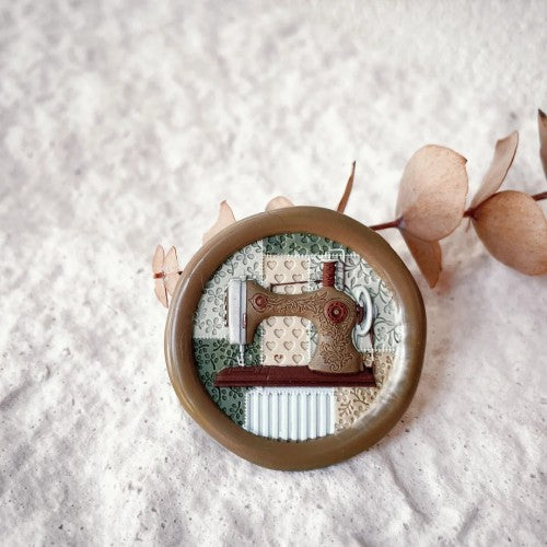 Retro Sewing Machine Wax Seal Stamp (Pre-Order)