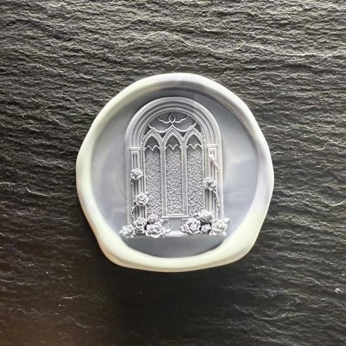 The Gothic Rose Window Wax Seal Stamp (Pre-Order)