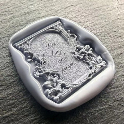 Flourishing Floral Pillars Wax Seal Stamp (Pre-Order)
