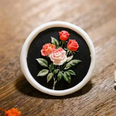 Petite Rose Posy Wax Seal Stamp (Pre-Order)