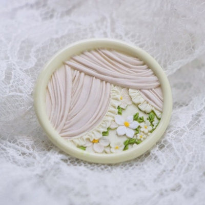 Gentle Drapery Bloom Wax Seal Stamp (Pre-order)