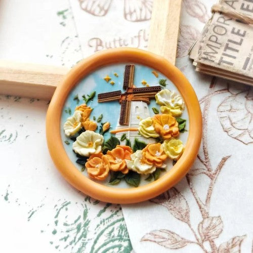 Blossoms by the Windmill Wax Seal Stamp (Pre-Order)