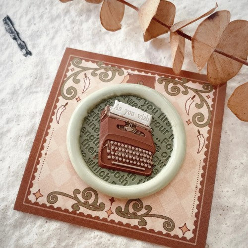 Retro Typewriter Wax Seal Stamp (Pre-Order)