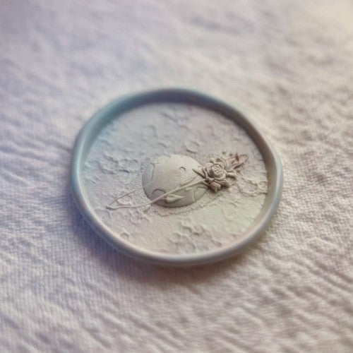 Voyage to the Rose Planet Wax Seal Stamp (Pre-Order)