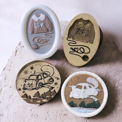 Hearts in Wintertime Collection Wax Seal Stamp (Pre-Order)