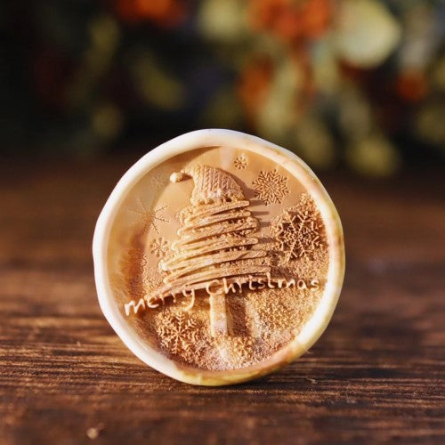 Santa Tree Wax Seal Stamp