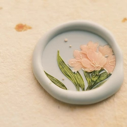 Clivia in Bloom Wax Seal Stamp (Pre-Order)