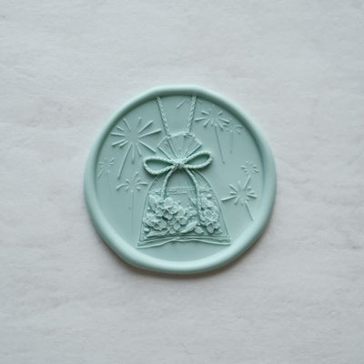 Festive Floral Pouch Wax Seal Stamp (Pre-Order)