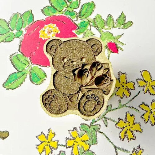 Tulip Teddy Wax Seal Stamp (Pre-Order)