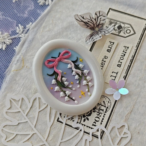 A Bow of Lilies Wax Seal Stamp (Pre-Order)