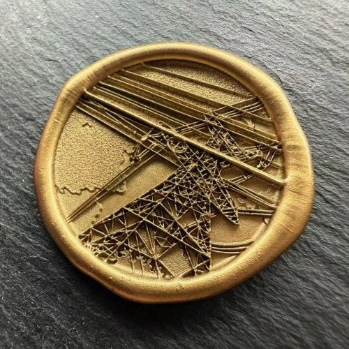 Urban Power Lines Wax Seal Stamp (Pre-Order)