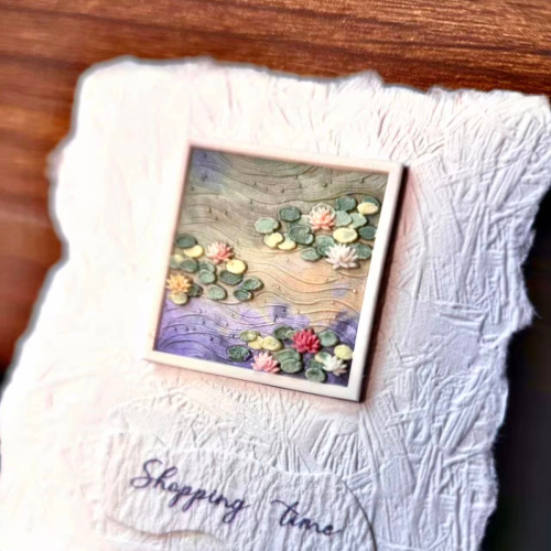 Painterly Lily Pond Wax Seal Stamp (Pre-Order)