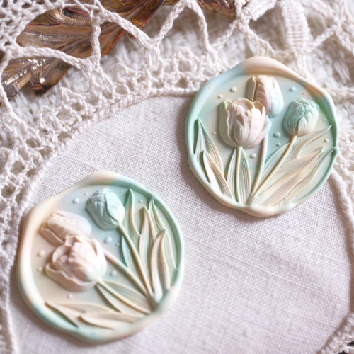 Blooming Tulips Wax Seal Stamp (Pre-Order)