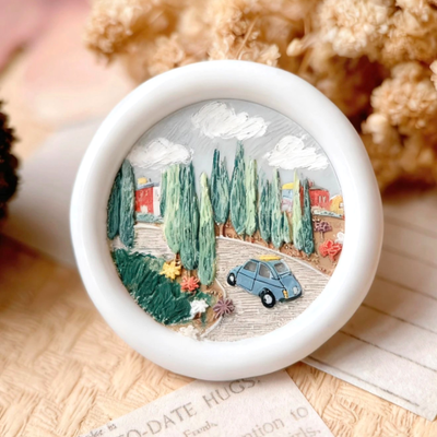 Tuscan Cypress Road Wax Seal Stamp (Pre-order)