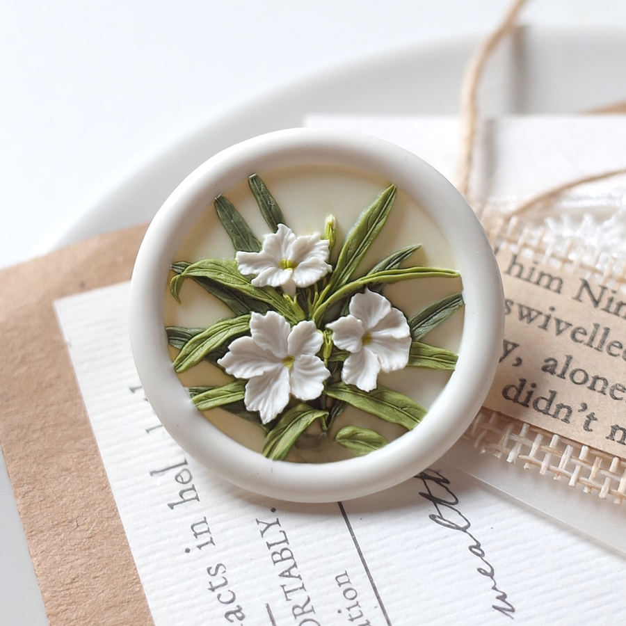 Oxalis in Bloom Wax Seal Stamp (Pre-Order)