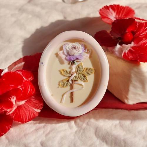 Ethereal Bloom Rose Wax Seal Stamp