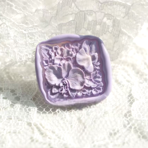 Orchid Elegance Wax Seal Stamp (Pre-Order)