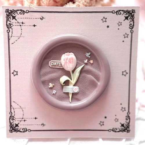 Date with a Tulip Wax Seal Stamp (Pre-Order)