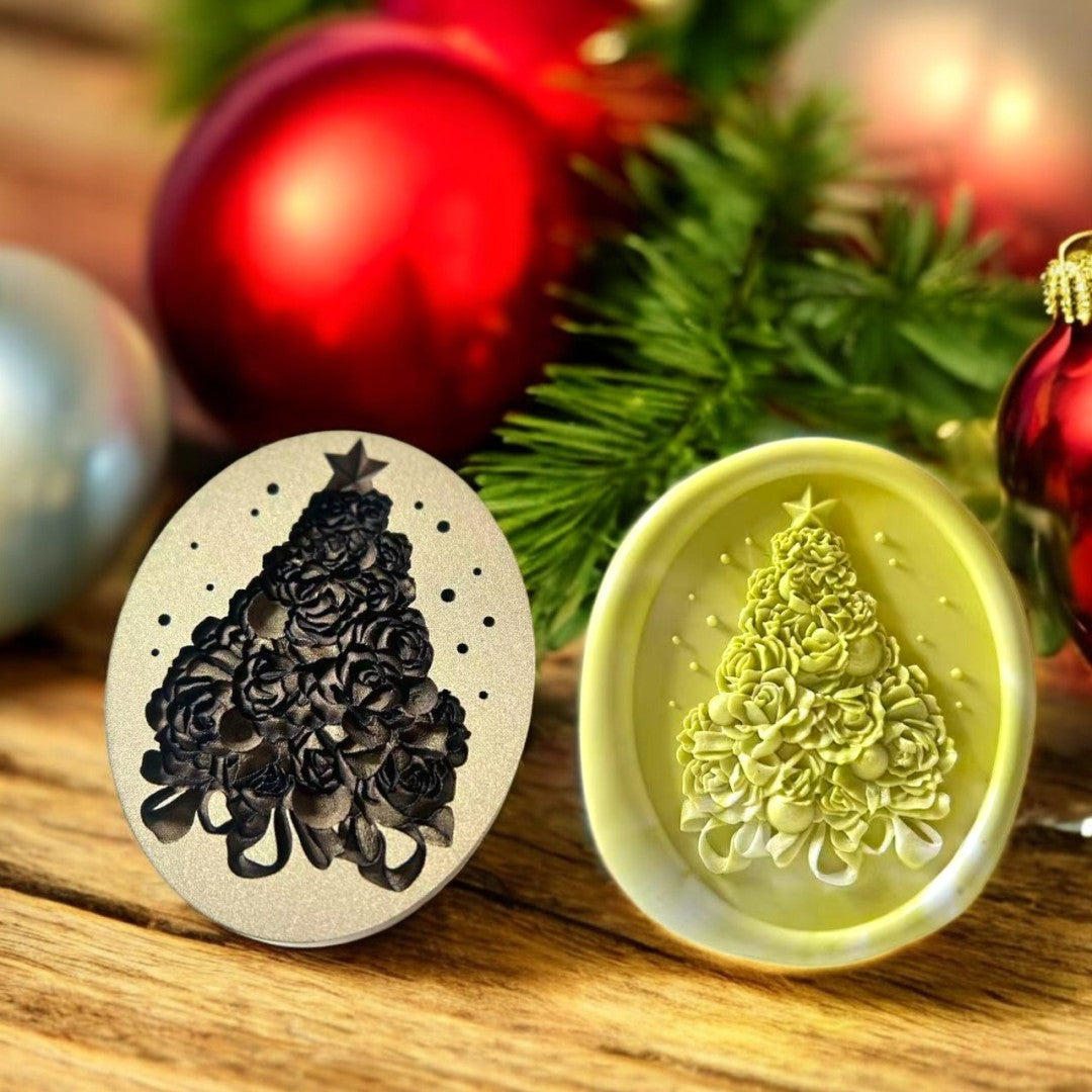 Rose Noël Duo Wax Seal Stamp