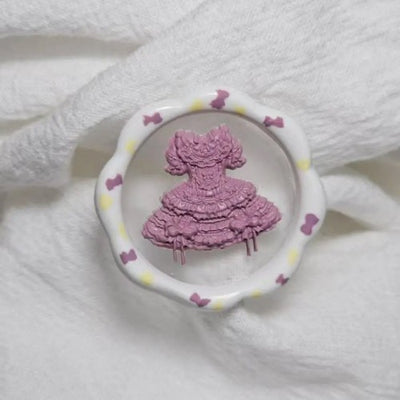 Rococo Ribbon Dress Wax Seal Stamp (Pre-Order)