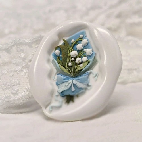 Bellflower Ribbon Romance Collection Wax Seal Stamp (Pre-Order)