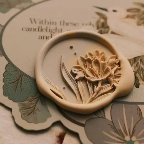 Clivia in Bloom Wax Seal Stamp (Pre-Order)