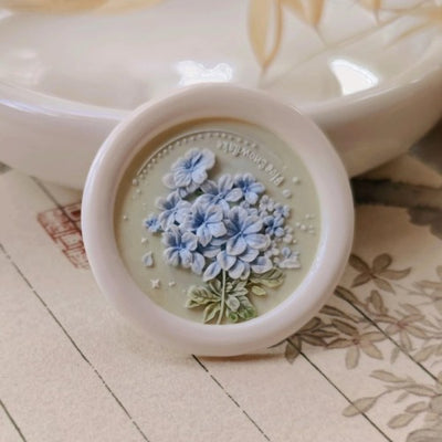 Leadwort Bloom Wax Seal Stamp (Pre-Order)