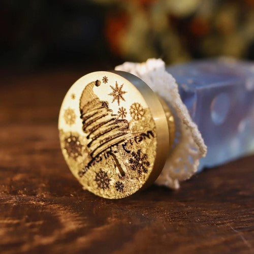 Santa Tree Wax Seal Stamp
