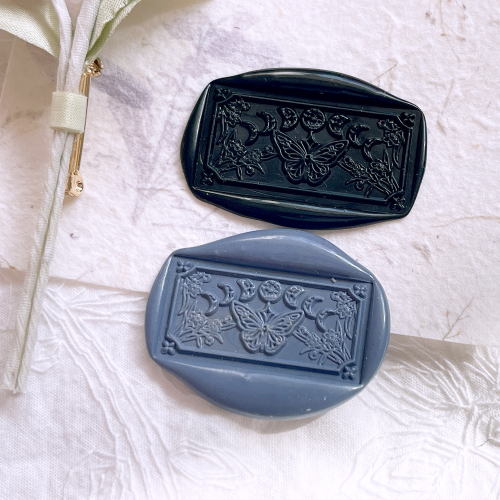 Butterfly Moon Phase Wax Seal Stamp