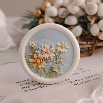 Wild Chrysanthemum Wax Seal Stamp (Pre-order)