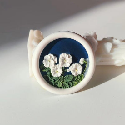 Pansy in Bloom Wax Seal Stamp (Pre-Order)