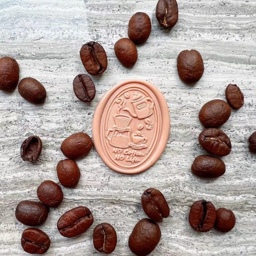 No Coffee No Life Wax Seal Stamp