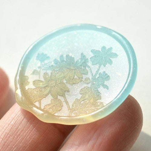 Wild Chrysanthemum Wax Seal Stamp (Pre-order)