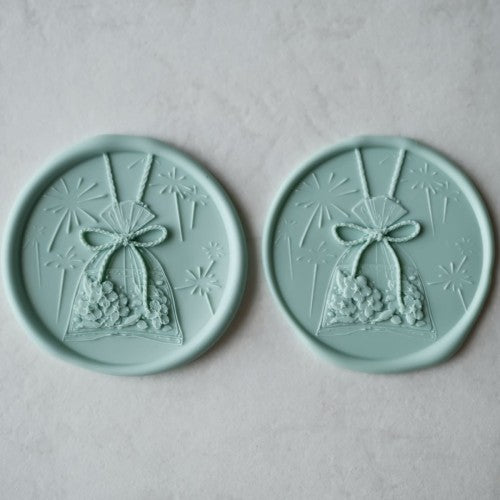 Festive Floral Pouch Wax Seal Stamp (Pre-Order)