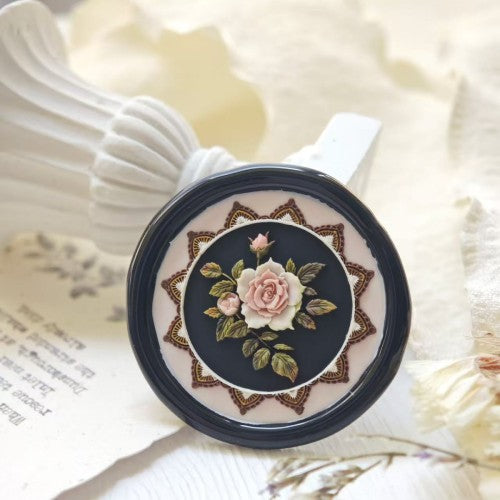 Classic Lace Rosette Wax Seal Stamp (Pre-Order)