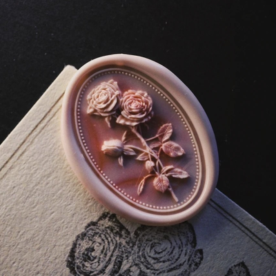Echoes of the Rose Collection Rubber / Wax Seal Stamp (Pre-Order)