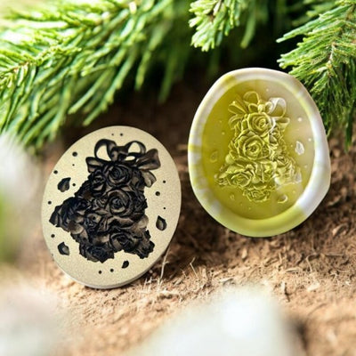 Rose Noël Duo Wax Seal Stamps (Pre-Order)