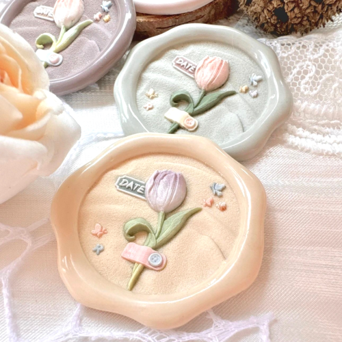 Date with a Tulip Wax Seal Stamp (Pre-Order)