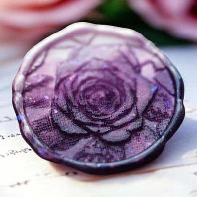 Rose Mosaic Wax Seal Stamp (Pre-Order)