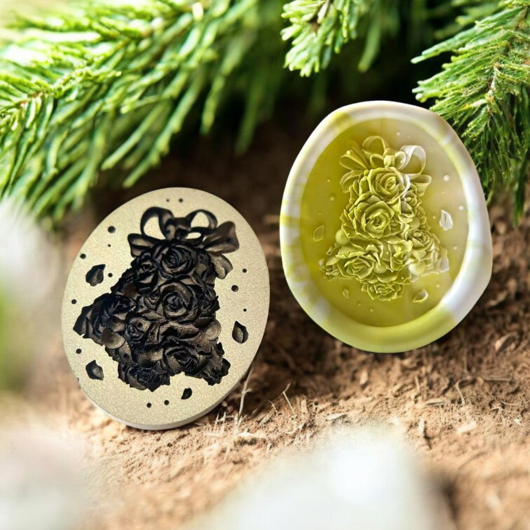 Rose Noël Duo Wax Seal Stamp
