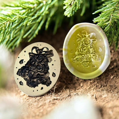 Rose Noël Duo Wax Seal Stamp